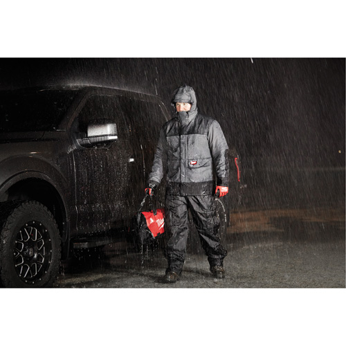 Hydrobreak Rainshell Jacket, Men's, 3X-Large, Grey Absolute Business Supply