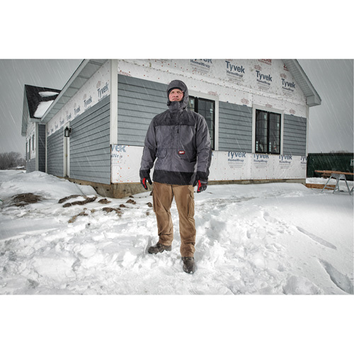 Hydrobreak Rainshell Jacket, Men's, 3X-Large, Grey Absolute Business Supply