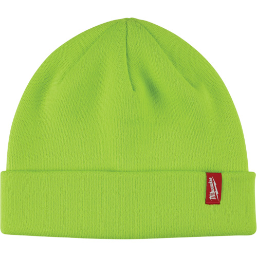 Tuque &agrave; revers haute visibilit&eacute;, Taille unique, Vert Absolute Business Supply