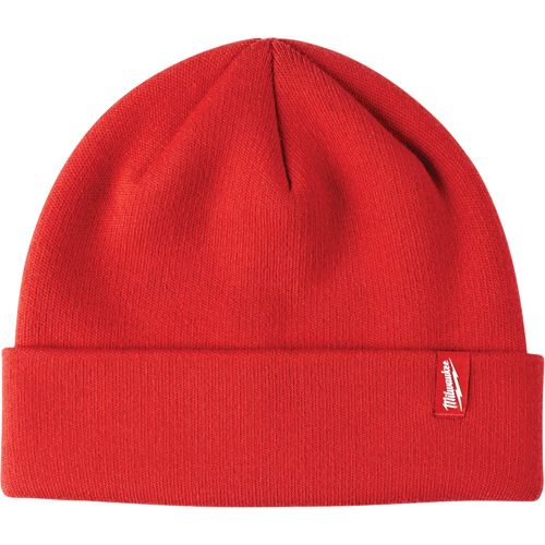 Tuque &agrave; revers, Taille unique, Rouge Absolute Business Supply