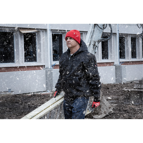 Tuque &agrave; revers, Taille unique, Rouge Absolute Business Supply