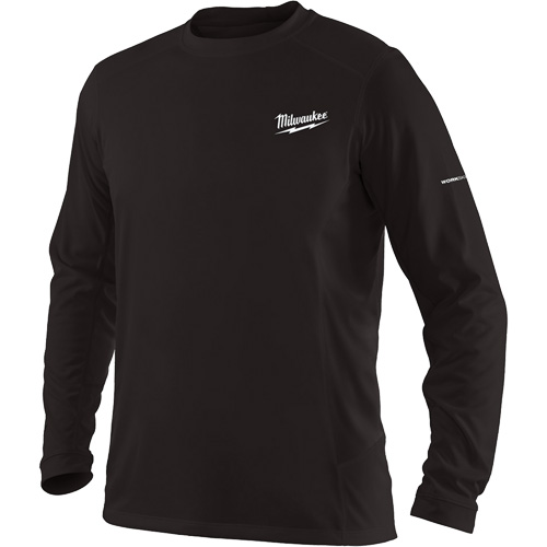 Workskin Long Sleeve Shirt, Men's, Small, Black Absolute Business Supply