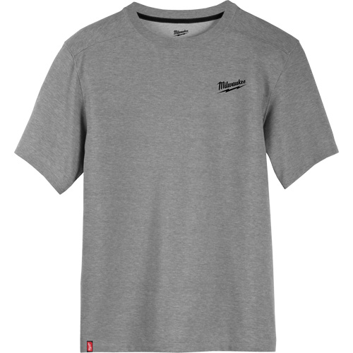 T-shirt de travail hybride, Hommes, Petit, Gris Absolute Business Supply