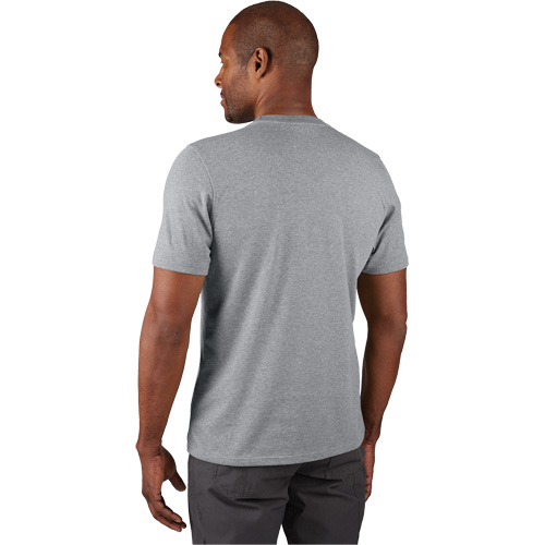 T-shirt de travail hybride, Hommes, Petit, Gris Absolute Business Supply
