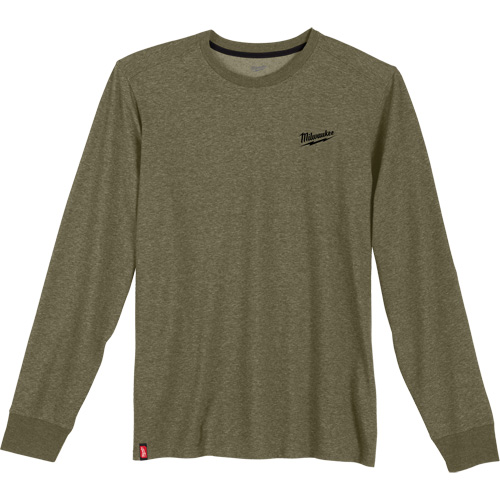 Hybrid Work Tee Shirt, Men's, Small, Green Absolute Business Supply