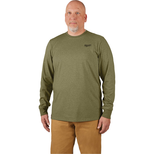 Hybrid Work Tee Shirt, Men's, Small, Green Absolute Business Supply
