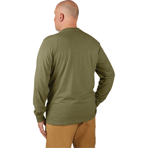 Hybrid Work Tee Shirt, Men's, Small, Green Absolute Business Supply
