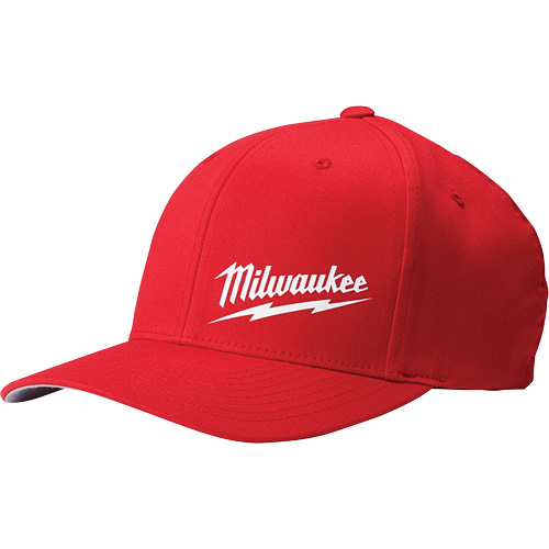 Casquette ajust&eacute;e Flexfit, Rouge, Poly-coton Absolute Business Supply