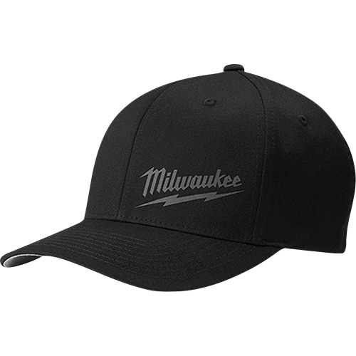 Casquette ajust&eacute;e Flexfit - grand/t-grand, Noir, Poly-coton Absolute Business Supply