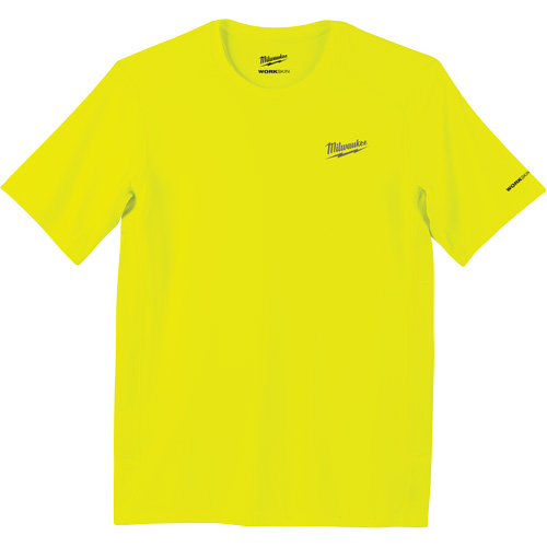 Workskin Lightweight High Visibility Shirt, Men's, Small, Yellow Absolute Business Supply