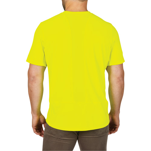 Workskin Lightweight High Visibility Shirt, Men's, Small, Yellow Absolute Business Supply