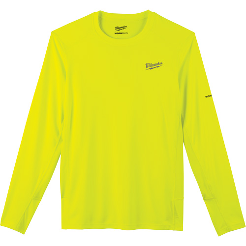 Workskin Lightweight High Visibility Shirt, Men's, Small, Yellow Absolute Business Supply