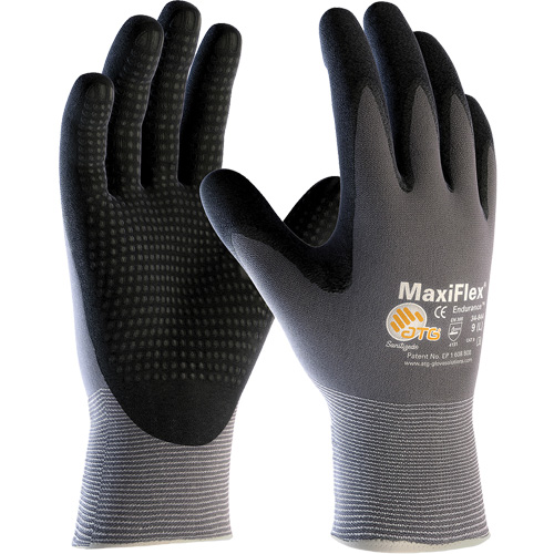 Gants compatibles avec les &eacute;crans tactiles ATG MaxiFlex Endurance, T-petit, R&ecirc;vetement Nitrile, Calibre 15, Enveloppe en Nylon/Lycra Absolute Business Supply