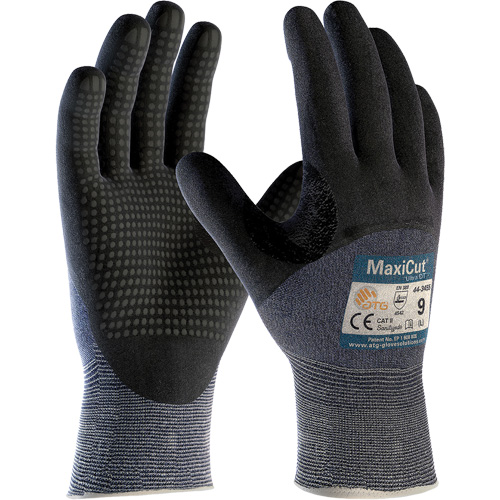 Gants ATG MaxiCut Ultra DT, Taille Grand, Calibre 15, Rev&ecirc;tement Nitrile, Enveloppe en Fil technique, ASTM ANSI niveau A3/EN 388 niveau 5/EN 388 niveau C Absolute Business Supply