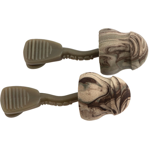 Glide&reg; Camo Foam No-Roll Twist-In Earplugs, Bulk - B Absolute Business Supply