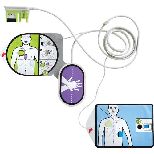 &eacute;lectrodes RCR pour adultes & enfants Uni-Padz, Zoll AED 3 Pour, Classe 4 Absolute Business Supply