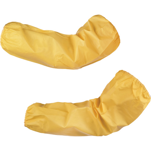ChemMax 1 Disposable Sleeves, 18" long, Polyethylene/Polypropylene, Yellow Absolute Business Supply