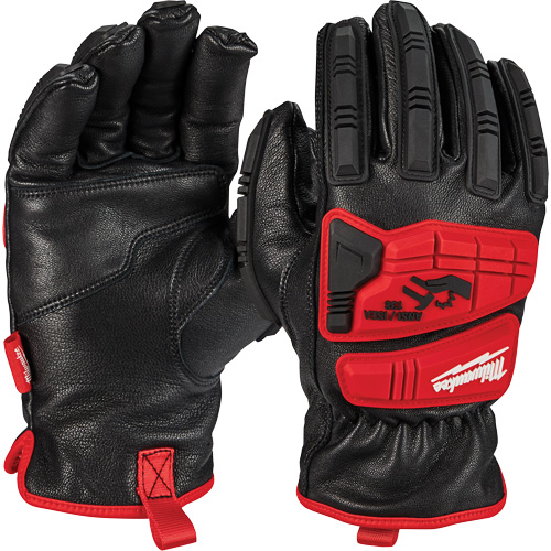 Gants en peau de ch&egrave;vre Impact, Moyen, Paume en Cuir fleur Absolute Business Supply