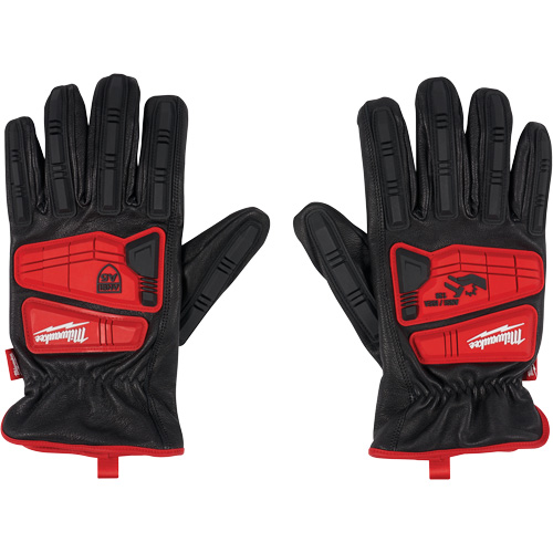 Gants en peau de ch&egrave;vre Impact, Moyen, Paume en Cuir fleur Absolute Business Supply
