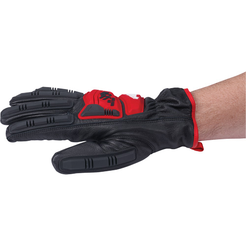 Gants en peau de ch&egrave;vre Impact, Moyen, Paume en Cuir fleur Absolute Business Supply