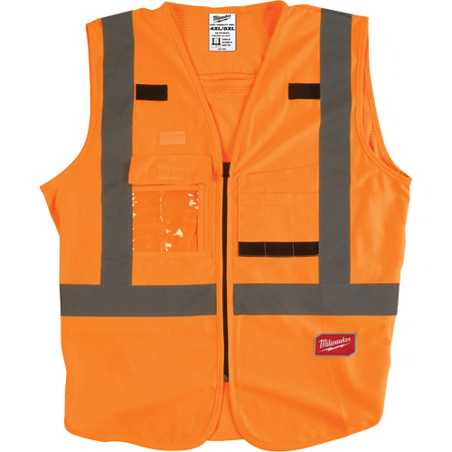 Veste de s&eacute;curit&eacute;, Orange haute visibilit&eacute;, 4T-Grand/5T-Grand Absolute Business Supply