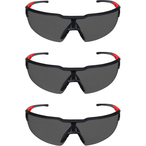 Safety Glasses, Smoke Lens, Anti-Scratch, ANSI Z87+/Meets/Exceeds CSA Z94.3 Absolute Business Supply