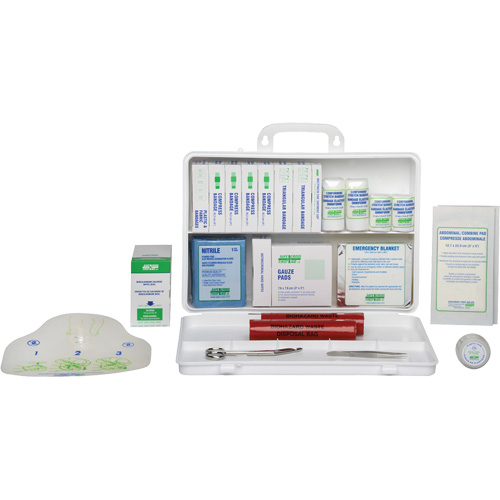 Basic First Aid Kit, Meets CSA Z1220-17 Type 2 Low-Risk Environment, Medium (26-50 Workers) Absolute Business Supply