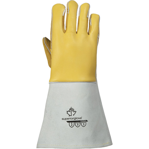 TIG Welding Gloves, Grain Elkhide, Size Small Absolute Business Supply