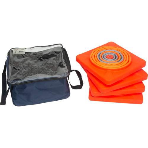Collapsible Traffic Cone, 28" H, Orange Absolute Business Supply