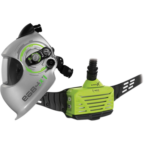 e3000x Welding Belt-Mount PAPR System, Headcover & Faceshield/Welding Helmet, Lithium-Ion Battery Absolute Business Supply