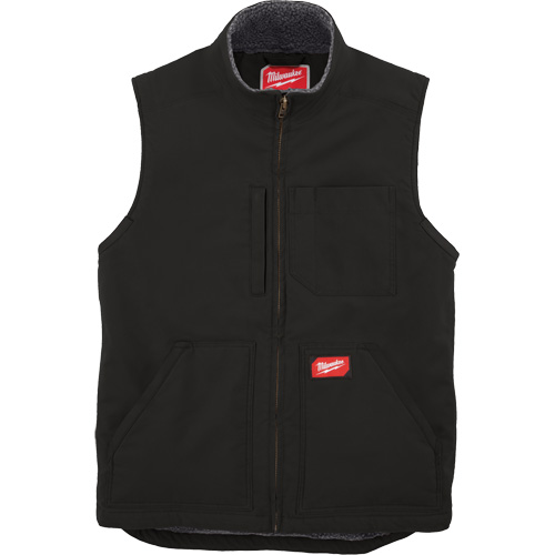 Veste doubl&eacute;e en sherpa ultra-r&eacute;sistante, Hommes, Petit, Noir Absolute Business Supply