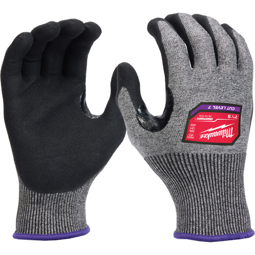 High-Dexterity Dipped Gloves, Size Small, 18 Gauge, Nitrile Coated, Nylon/Polyethylene/Tungsten Shell, ASTM ANSI Level A7/EN 388 Level F Absolute Business Supply