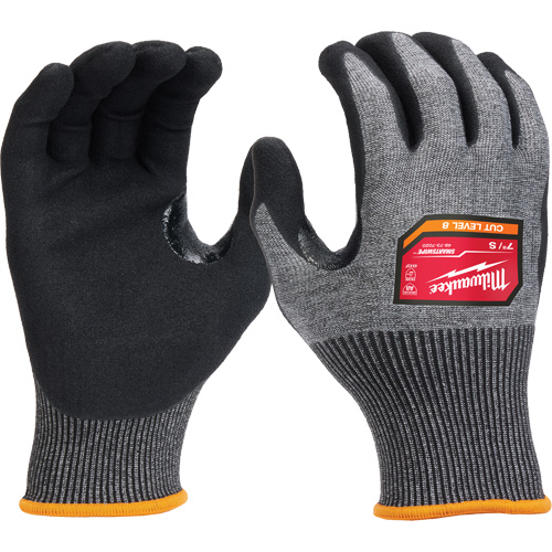 High-Dexterity Dipped Gloves, Size Small, 18 Gauge, Nitrile Coated, Nylon/Polyethylene/Tungsten Shell, ASTM ANSI Level A8/EN 388 Level F Absolute Business Supply