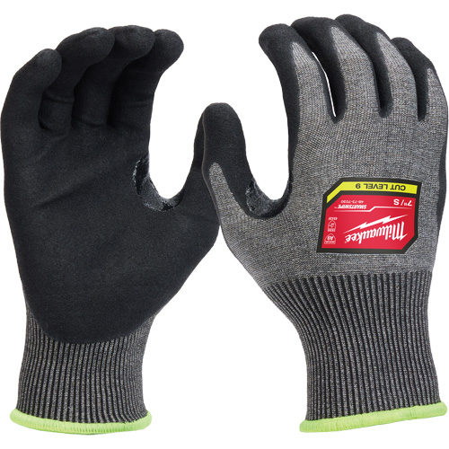 High-Dexterity Dipped Gloves, Size Small, 18 Gauge, Nitrile Coated, Nylon/Polyethylene/Tungsten Shell, ASTM ANSI Level A9/EN 388 Level F Absolute Business Supply