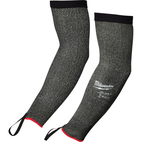 Manches de protection, Poly&eacute;thyl&egrave;ne, 16", ANSI/ISEA 105 niveau 5/EN 388 niveau E, Gris Absolute Business Supply