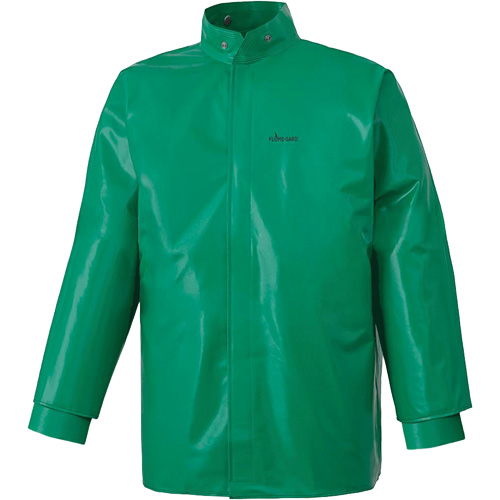 J43 380 Manteau CA-43 ignifuge et r&eacute;sistant aux produits chimiques et aux acides, Petit, Vert Absolute Business Supply