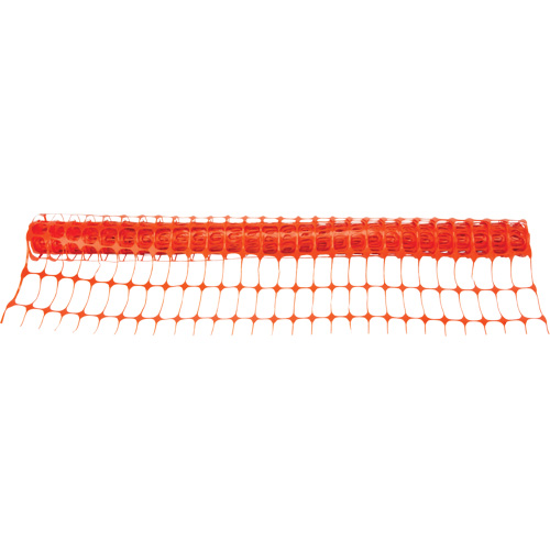 Snow Fence, 50' L x 4' W, Orange Absolute Business Supply