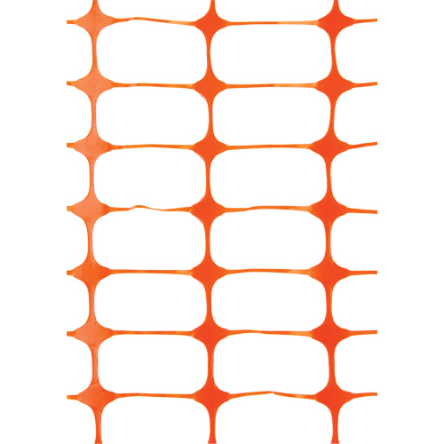 Snow Fence, 50' L x 4' W, Orange Absolute Business Supply