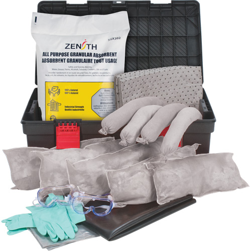 Tool Box Spill Kit, Universal, Bin, 31 US gal. Absorbancy Absolute Business Supply