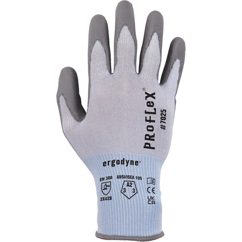 Gants r&eacute;sistant &agrave; la coupe Proflex 7025, Taille Petit, Calibre 18, Rev&ecirc;tement Polyur&eacute;thane, Enveloppe en Nylon/PEHP/Spandex, ASTM ANSI niveau A2/EN 388 niveau B Absolute Business Supply