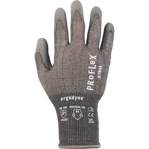 Gants r&eacute;sistant &agrave; la coupe Proflex 7025, Taille Petit, Calibre 18, Rev&ecirc;tement Polyur&eacute;thane, Enveloppe en Nylon/PEHP/Spandex, ASTM ANSI niveau A2/EN 388 niveau B Absolute Business Supply