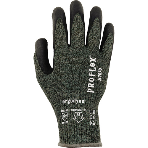 Gants enduit de nitrile r&eacute;sistant &agrave; la coupe ProFlex 7070, Taille Petit, Calibre 13, Rev&ecirc;tement Nitrile, Enveloppe en Aramide, ASTM ANSI niveau A7/EN 388 niveau F Absolute Business Supply