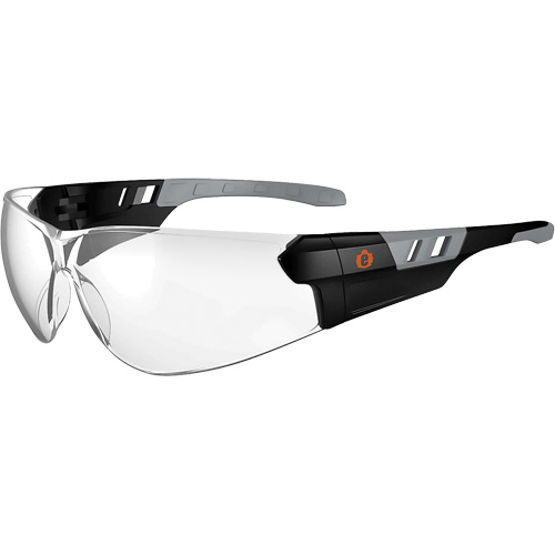 Lunettes de s&eacute;curit&eacute; sans monture Skullerz SAGA, Lentille Transparent, Anti-&eacute;gratignures, ANSI Z87+/R&eacute;pond ou surpasse la norme CSA Z94.3 Absolute Business Supply