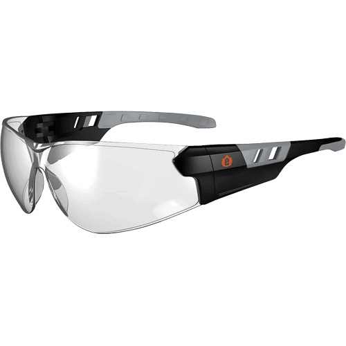 Lunettes de s&eacute;curit&eacute; sans monture Skullerz SAGA, Lentille Int&eacute;rieur/ext&eacute;rieur, Anti-&eacute;gratignures, ANSI Z87+/R&eacute;pond ou surpasse la norme CSA Z94.3 Absolute Business Supply