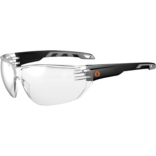 Lunettes de s&eacute;curit&eacute; sans monture Skullerz VALI, Lentille Transparent, Anti-&eacute;gratignures, ANSI Z87+/R&eacute;pond ou surpasse la norme CSA Z94.3 Absolute Business Supply