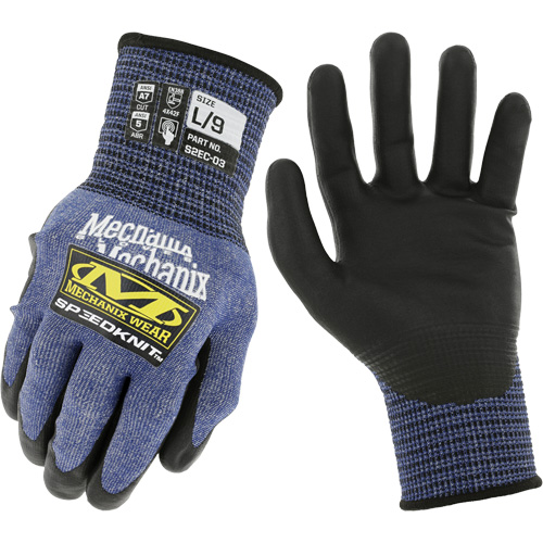 Speedknit S2EC03 Cut-Resistant Gloves, Size Small/7, 18 Gauge, Urethane Coated, HPPE/Tungsten Shell, ASTM ANSI Level A7/EN 388 Level F Absolute Business Supply