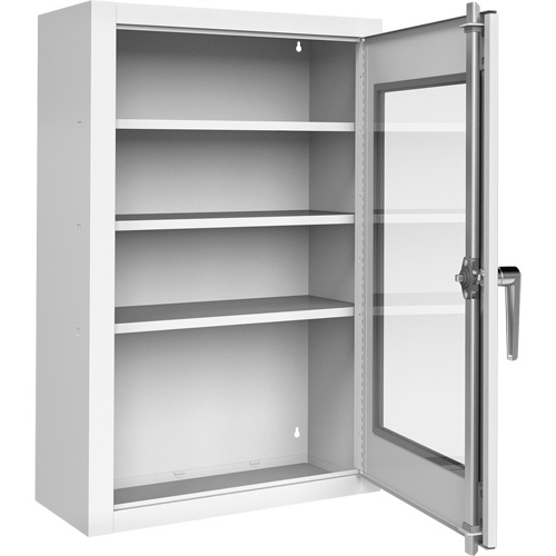 Lockable Medicine Cabinet with Plexiglas Door Absolute Business Supply