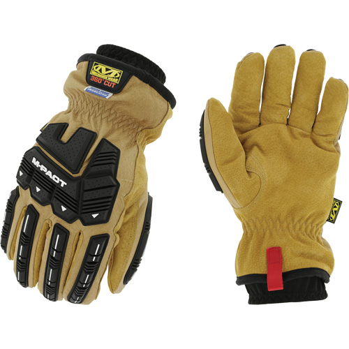 Coldwork Waterproof M-Pact&reg; Driver Gloves, 8, Grain Leather Palm, Elastic Cuff Absolute Business Supply