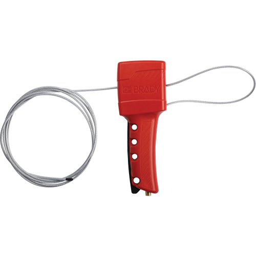 Verrou de c&acirc;ble tout usage enduit de PVC, Longueur de 8' Absolute Business Supply