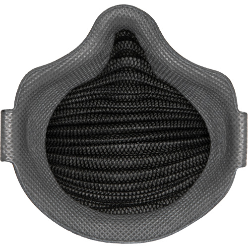 Masques jetables AirWave de la s&eacute;rie M noirs avec SmartStrap et bride compl&egrave;te en mousse, N95, Certifi&eacute; NIOSH, Moyen/grand Absolute Business Supply